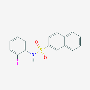 molecular formula C16H12INO2S B386273 N-(2-iodophenyl)naphthalene-2-sulfonamide 