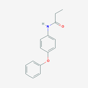 molecular formula C15H15NO2 B386279 N-(4-phenoxyphenyl)propanamide 
