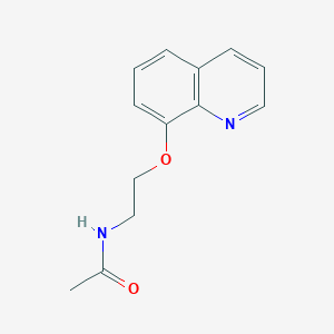 N-[2-(quinolin-8-yloxy)ethyl]acetamide