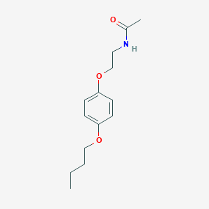 molecular formula C14H21NO3 B386285 N-[2-(4-butoxyphenoxy)ethyl]acetamide CAS No. 295361-20-5