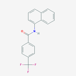 molecular formula C18H12F3NO B386286 N-(1-Naphthyl)-4-(trifluoromethyl)benzamide CAS No. 385798-93-6