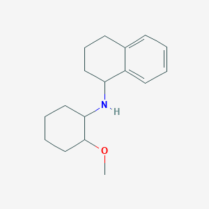 molecular formula C17H25NO B3862917 (2-methoxycyclohexyl)1,2,3,4-tetrahydro-1-naphthalenylamine oxalate 