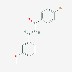 molecular formula C16H13BrO2 B386295 4-Bromophenyl 3-methoxystyryl ketone CAS No. 1004554-37-3