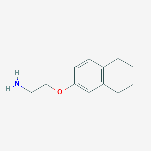 molecular formula C12H17NO B386299 2-(5,6,7,8-Tetrahydro-2-naphthalenyloxy)ethanamine 