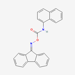 molecular formula C24H16N2O2 B3863008 9H-fluoren-9-one O-[(1-naphthylamino)carbonyl]oxime CAS No. 5540-79-4