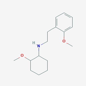 molecular formula C16H25NO2 B3863091 (2-methoxycyclohexyl)[2-(2-methoxyphenyl)ethyl]amine oxalate 