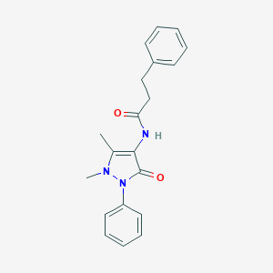 N-(1,5-Dimethyl-3-oxo-2-phenyl-2,3-dihydro-1H-pyrazol-4-yl)-3-phenylpropanamide