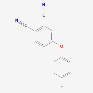 molecular formula C14H7FN2O B386320 4-(4-Fluorophenoxy)phthalonitrile 