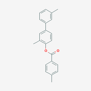 molecular formula C22H20O2 B386322 3,3'-Dimethyl[1,1'-biphenyl]-4-yl 4-methylbenzoate 