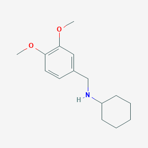 molecular formula C15H23NO2 B3863231 N-(3,4-dimethoxybenzyl)cyclohexanamine 