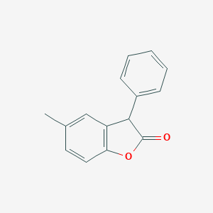 molecular formula C15H12O2 B386325 5-methyl-3-phenyl-1-benzofuran-2(3H)-one CAS No. 39531-24-3