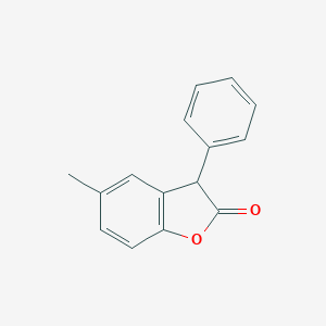 molecular formula C15H12O2 B386325 5-甲基-3-苯基-1-苯并呋喃-2(3H)-酮 CAS No. 39531-24-3