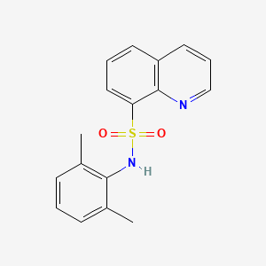 molecular formula C17H16N2O2S B3863288 N-(2,6-dimethylphenyl)-8-quinolinesulfonamide 