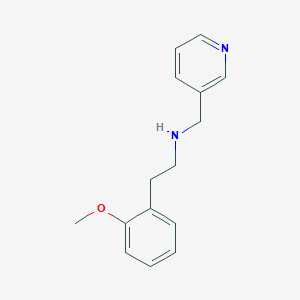 molecular formula C15H18N2O B3863325 2-(2-methoxyphenyl)-N-(3-pyridinylmethyl)ethanamine 