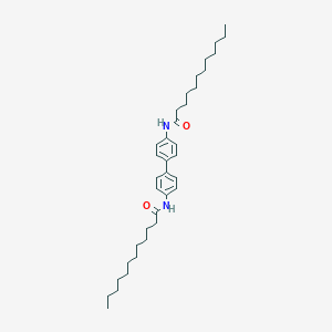 molecular formula C36H56N2O2 B386333 N,N'-biphenyl-4,4'-diyldidodecanamide 