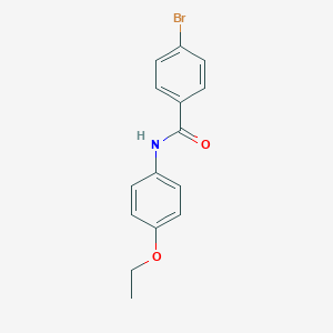 molecular formula C15H14BrNO2 B386334 4-bromo-N-(4-ethoxyphenyl)benzamide CAS No. 300383-52-2