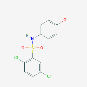 molecular formula C13H11Cl2NO3S B386338 2,5-dichloro-N-(4-methoxyphenyl)benzenesulfonamide CAS No. 82417-23-0