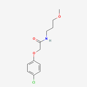 molecular formula C12H16ClNO3 B3863389 2-(4-chlorophenoxy)-N-(3-methoxypropyl)acetamide 