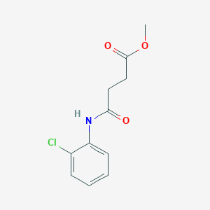 Methyl 4-(2-chloroanilino)-4-oxobutanoate