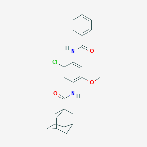 N-[4-(benzoylamino)-5-chloro-2-methoxyphenyl]-1-adamantanecarboxamide