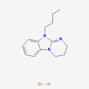 molecular formula C14H20BrN3 B3863480 10-butyl-2,3,4,10-tetrahydropyrimido[1,2-a]benzimidazole hydrobromide 
