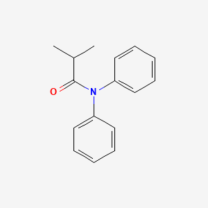 molecular formula C16H17NO B3863533 2-methyl-N,N-diphenylpropanamide 