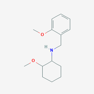 molecular formula C15H23NO2 B3863561 (2-methoxybenzyl)(2-methoxycyclohexyl)amine oxalate 