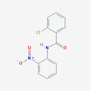 molecular formula C13H9ClN2O3 B3863606 2-chloro-N-(2-nitrophenyl)benzamide CAS No. 7461-31-6