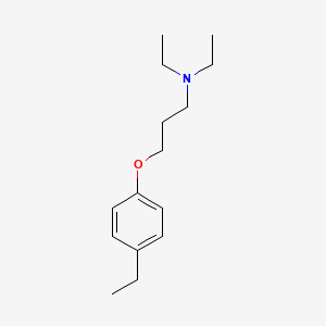 molecular formula C15H25NO B3863639 N,N-diethyl-3-(4-ethylphenoxy)-1-propanamine 