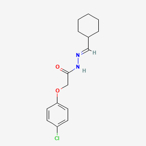 molecular formula C15H19ClN2O2 B3863653 2-(4-chlorophenoxy)-N'-(cyclohexylmethylene)acetohydrazide 