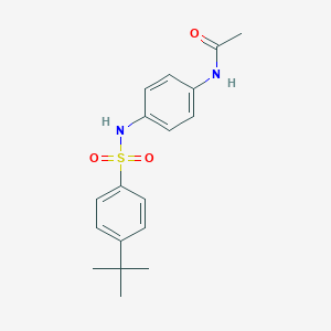 N-(4-{[(4-tert-butylphenyl)sulfonyl]amino}phenyl)acetamide