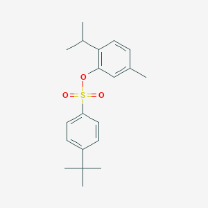 molecular formula C20H26O3S B386376 2-Isopropyl-5-methylphenyl 4-tert-butylbenzenesulfonate 
