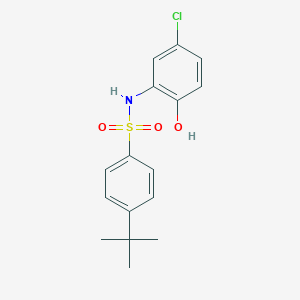 4-tert-butyl-N-(5-chloro-2-hydroxyphenyl)benzenesulfonamide