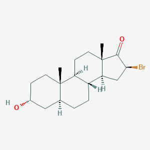 molecular formula C19H29BrO2 B038638 16beta-Bromoandrosterone CAS No. 115115-49-6