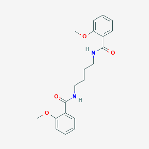 molecular formula C20H24N2O4 B386380 2-methoxy-N-{4-[(2-methoxybenzoyl)amino]butyl}benzamide 