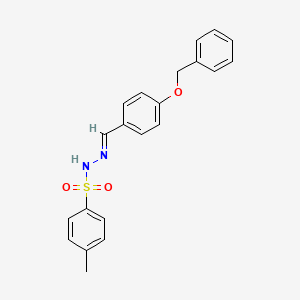 molecular formula C21H20N2O3S B3863841 N'-[4-(benzyloxy)benzylidene]-4-methylbenzenesulfonohydrazide CAS No. 5545-16-4