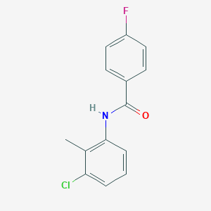 N-(3-chloro-2-methylphenyl)-4-fluorobenzamide