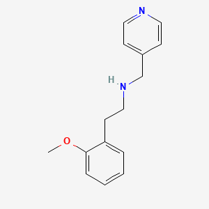 molecular formula C15H18N2O B3864106 2-(2-methoxyphenyl)-N-(4-pyridinylmethyl)ethanamine 