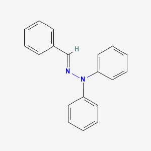 molecular formula C19H16N2 B3864128 benzaldehyde diphenylhydrazone 