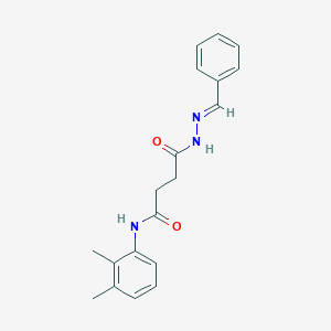 3-(Benzylidene-hydrazinocarbonyl)-N-(2,3-dimethyl-phenyl)-propionamide