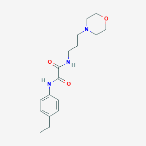 molecular formula C17H25N3O3 B386422 N-(4-ethylphenyl)-N'-[3-(morpholin-4-yl)propyl]ethanediamide 