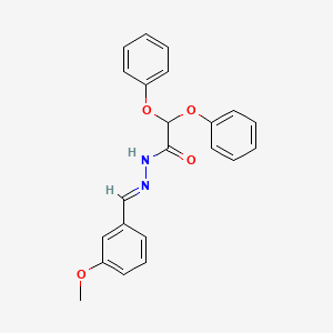 N'-(3-methoxybenzylidene)-2,2-diphenoxyacetohydrazide