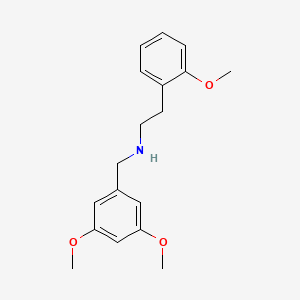 molecular formula C18H23NO3 B3864407 (3,5-dimethoxybenzyl)[2-(2-methoxyphenyl)ethyl]amine 