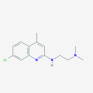 molecular formula C14H18ClN3 B3864447 (7-chloro-4-methyl-2-quinolinyl)[2-(dimethylamino)ethyl]amine 