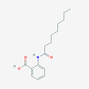 molecular formula C16H23NO3 B386445 2-(Nonanoylamino)benzoic acid 