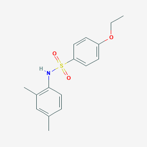 molecular formula C16H19NO3S B386448 N-(2,4-dimethylphenyl)-4-ethoxybenzenesulfonamide 