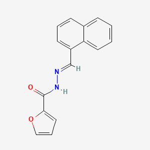 molecular formula C16H12N2O2 B3864506 N'-(1-naphthylmethylene)-2-furohydrazide CAS No. 5549-11-1