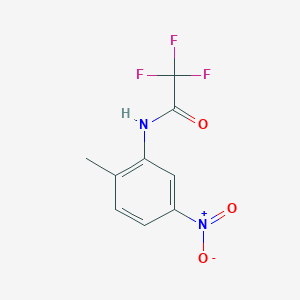 molecular formula C9H7F3N2O3 B386453 2,2,2-trifluoro-N-(2-methyl-5-nitrophenyl)acetamide 