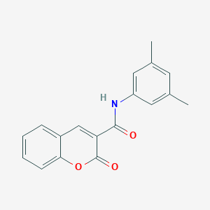 molecular formula C18H15NO3 B386454 N-(3,5-dimethylphenyl)-2-oxo-2H-chromene-3-carboxamide 