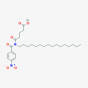 5-[Hexadecyl-(4-nitrobenzoyl)amino]-5-oxopentanoic acid